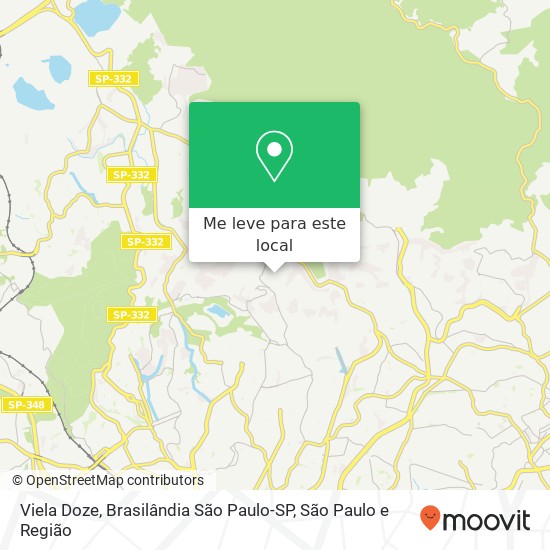 Viela Doze, Brasilândia São Paulo-SP mapa