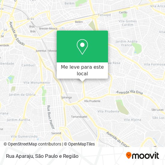 Rua Aparaju mapa