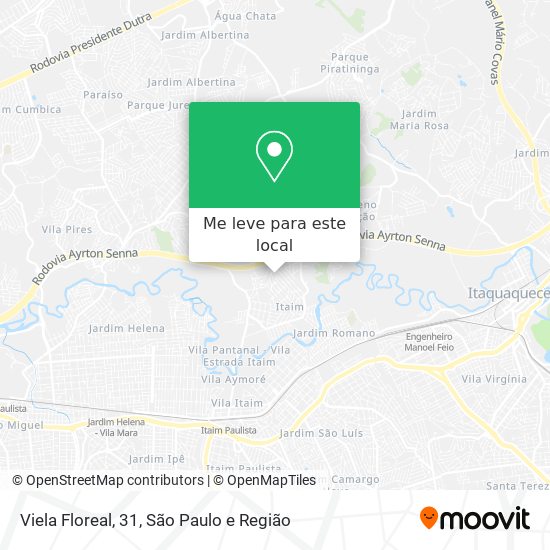 Viela Floreal, 31 mapa
