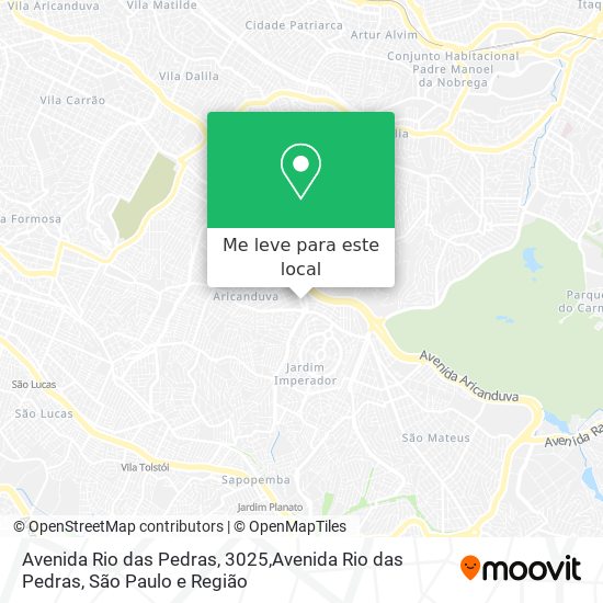 Avenida Rio das Pedras, 3025,Avenida Rio das Pedras mapa