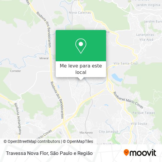 Travessa Nova Flor mapa