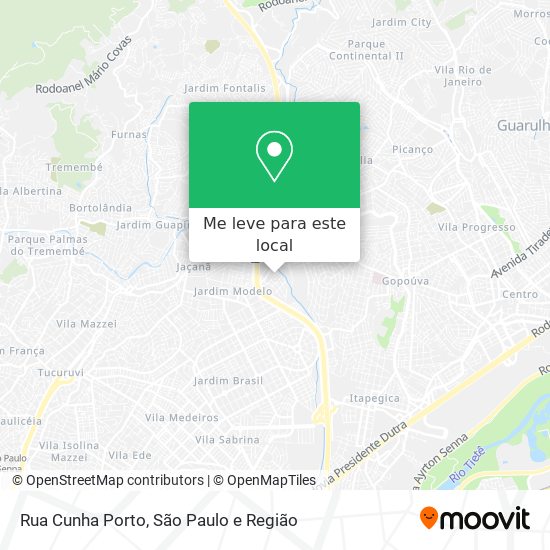 Rua Cunha Porto mapa