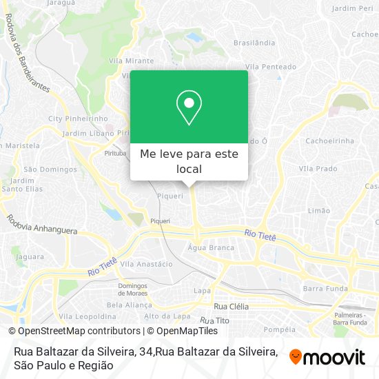 Rua Baltazar da Silveira, 34,Rua Baltazar da Silveira mapa