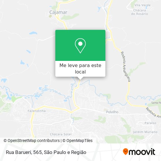 Rua Barueri, 565 mapa