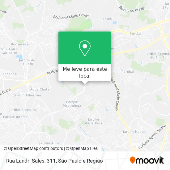 Rua Landri Sales, 311 mapa