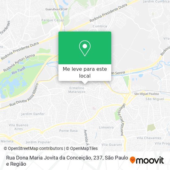 Rua Dona Maria Jovita da Conceição, 237 mapa