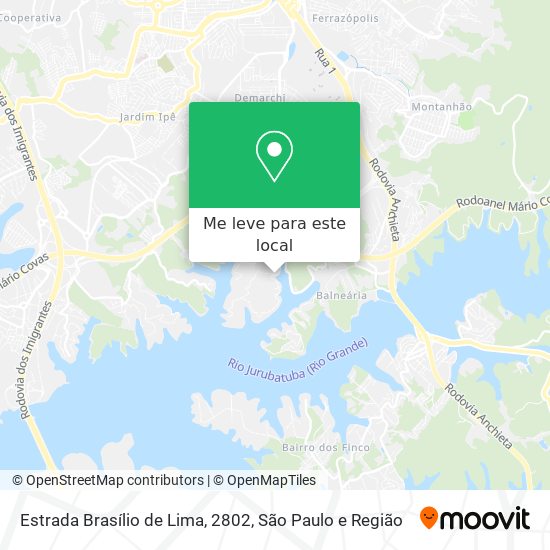 Estrada Brasílio de Lima, 2802 mapa