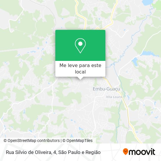 Rua Silvio de Oliveira, 4 mapa