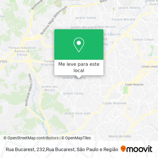 Rua Bucarest, 232,Rua Bucarest mapa