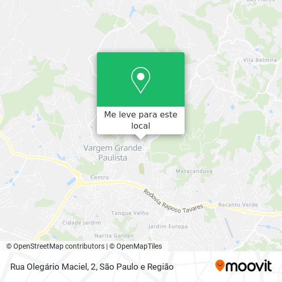 Rua Olegário Maciel, 2 mapa