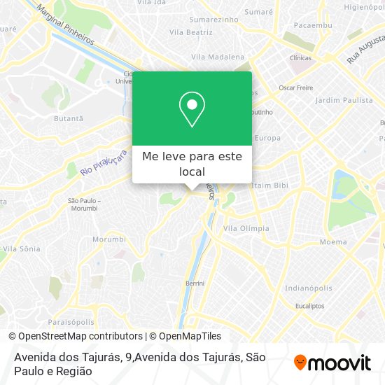 Avenida dos Tajurás, 9,Avenida dos Tajurás mapa