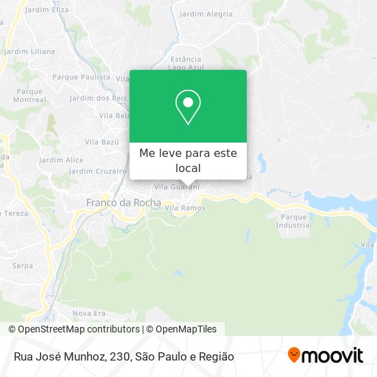 Rua José Munhoz, 230 mapa