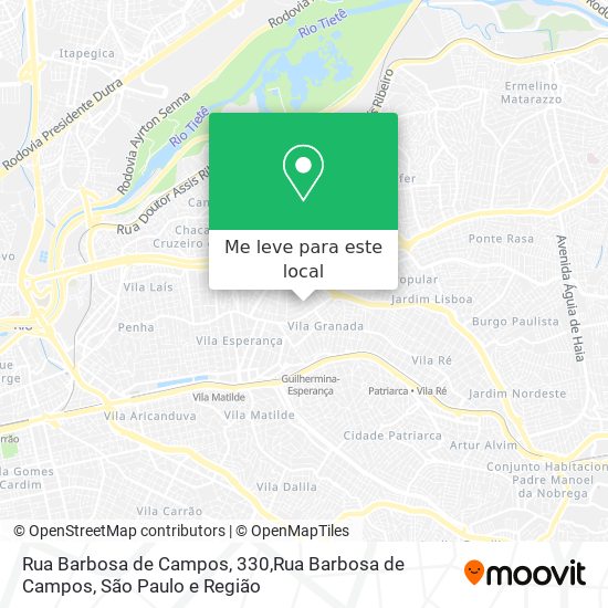 Rua Barbosa de Campos, 330,Rua Barbosa de Campos mapa