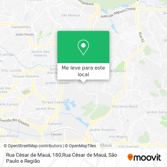 Rua César de Mauá, 180,Rua César de Mauá mapa