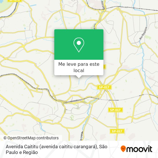Avenida Caititu (avenida caititu carangará) mapa