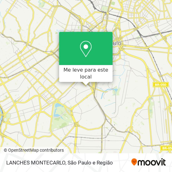 LANCHES MONTECARLO mapa