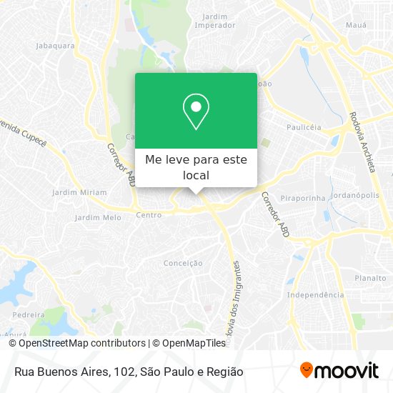 Rua Buenos Aires, 102 mapa
