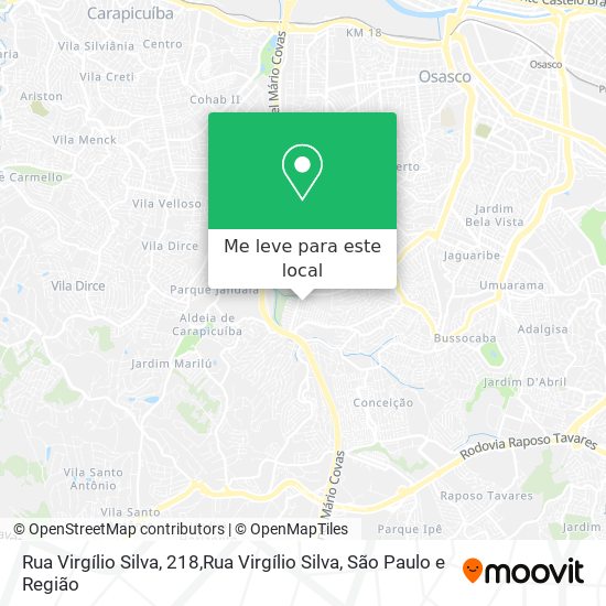 Rua Virgílio Silva, 218,Rua Virgílio Silva mapa