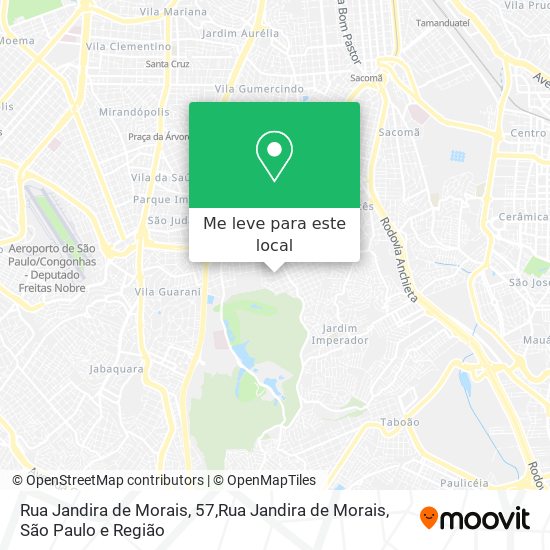 Rua Jandira de Morais, 57,Rua Jandira de Morais mapa