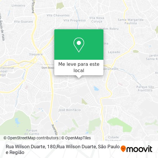 Rua Wilson Duarte, 180,Rua Wilson Duarte mapa