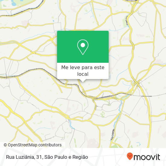 Rua Luziânia, 31, Artur Alvim São Paulo-SP mapa