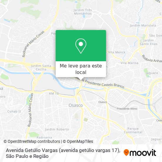 Avenida Getúlio Vargas (avenida getúlio vargas 17) mapa