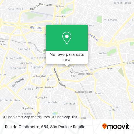 Rua do Gasômetro, 654 mapa