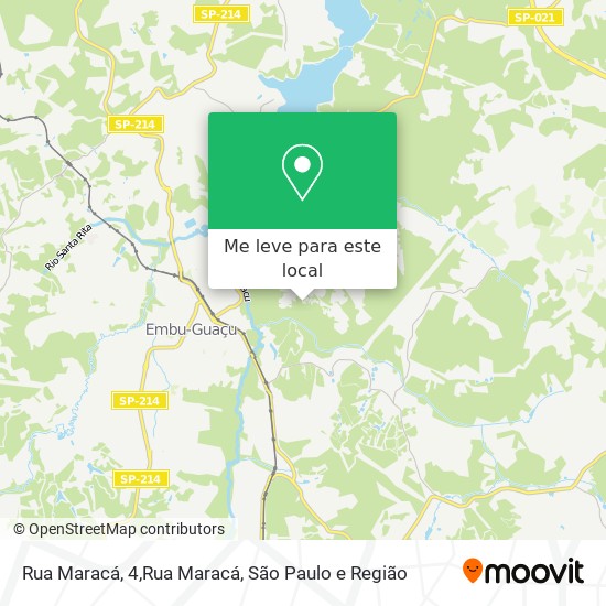 Rua Maracá, 4,Rua Maracá mapa