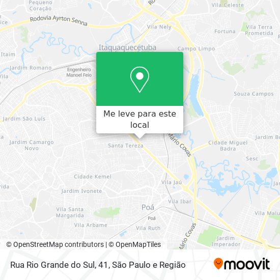 Rua Rio Grande do Sul, 41 mapa