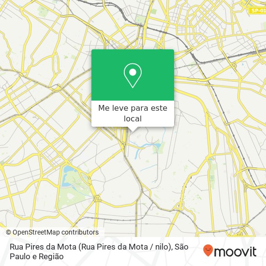 Rua Pires da Mota (Rua Pires da Mota / nilo), Liberdade São Paulo-SP mapa