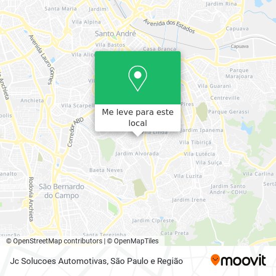 Jc Solucoes Automotivas mapa
