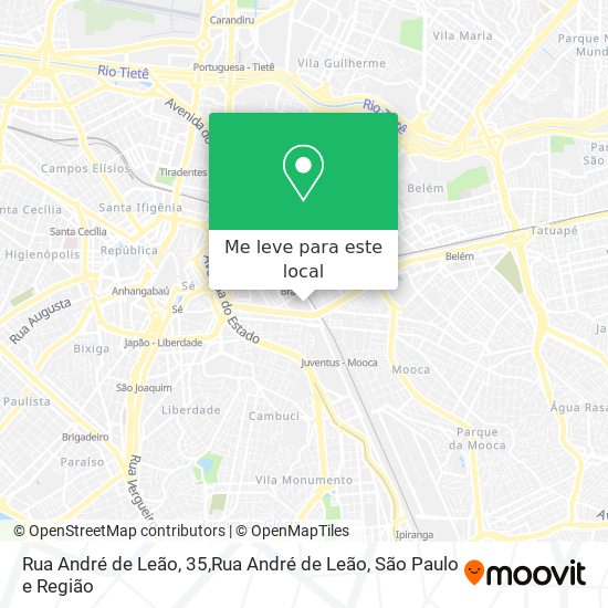 Rua André de Leão, 35,Rua André de Leão mapa