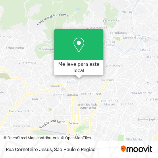 Rua Corneteiro Jesus mapa