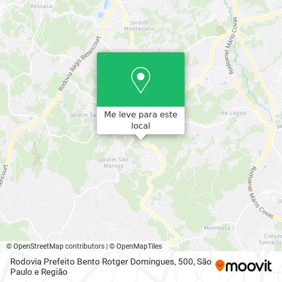 Rodovia Prefeito Bento Rotger Domingues, 500 mapa