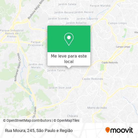 Rua Moura, 245 mapa