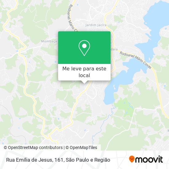 Rua Emília de Jesus, 161 mapa