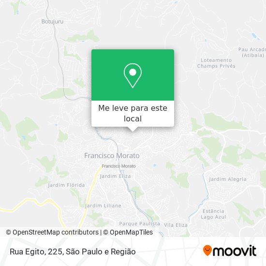 Rua Egito, 225 mapa