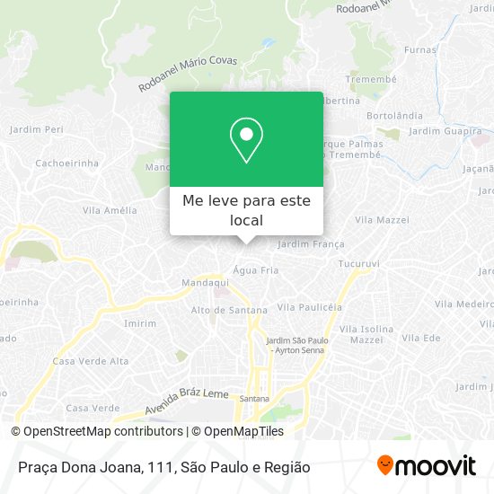 Praça Dona Joana, 111 mapa