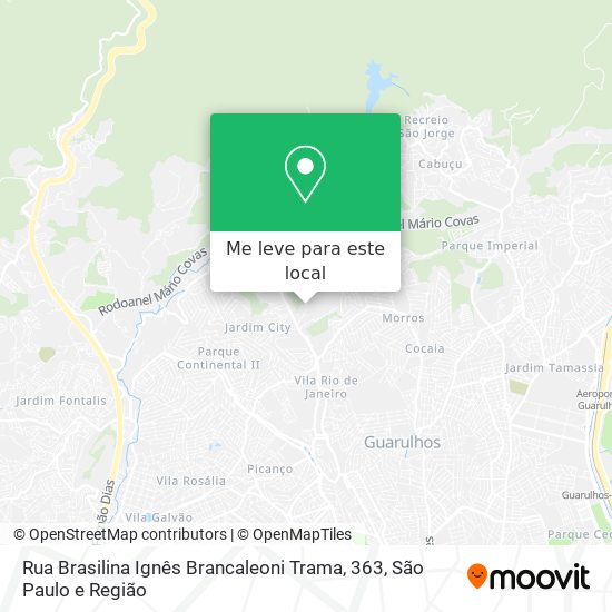 Rua Brasilina Ignês Brancaleoni Trama, 363 mapa