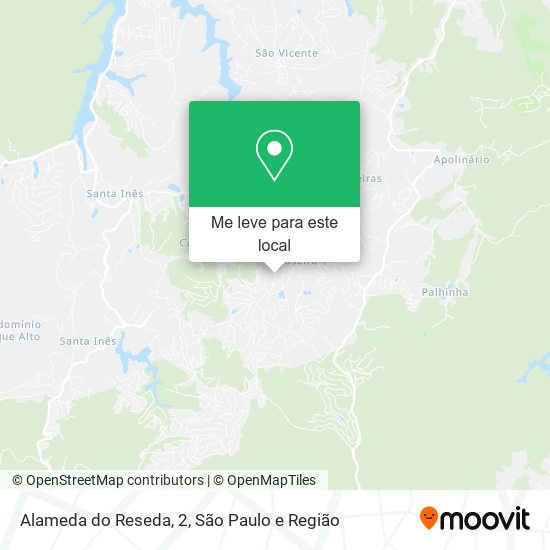 Alameda do Reseda, 2 mapa
