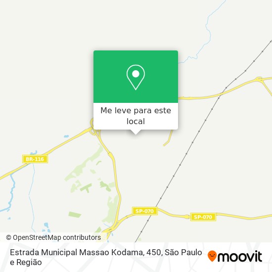 Estrada Municipal Massao Kodama, 450 mapa