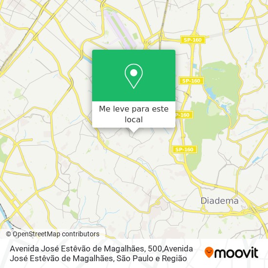 Avenida José Estêvão de Magalhães, 500,Avenida José Estêvão de Magalhães mapa