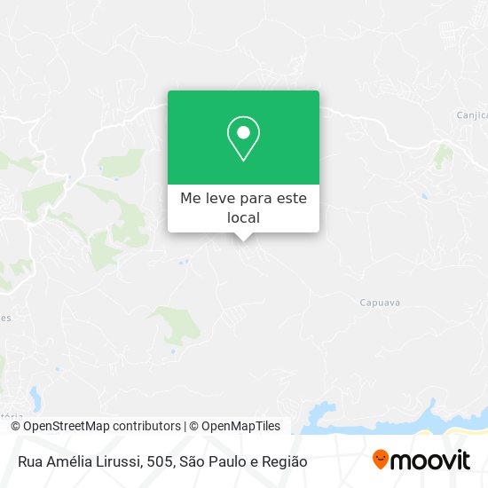 Rua Amélia Lirussi, 505 mapa