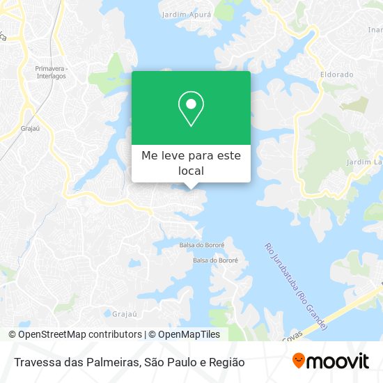 Travessa das Palmeiras mapa