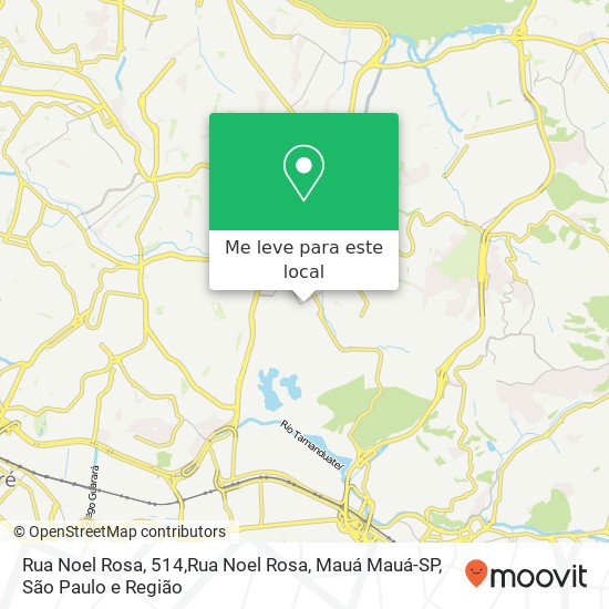 Rua Noel Rosa, 514,Rua Noel Rosa, Mauá Mauá-SP mapa