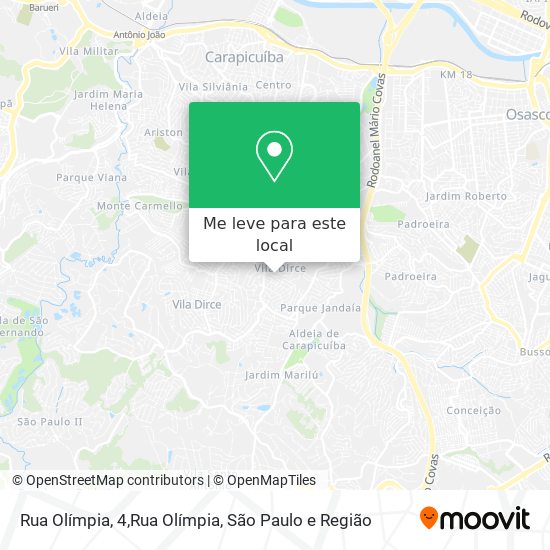 Rua Olímpia, 4,Rua Olímpia mapa
