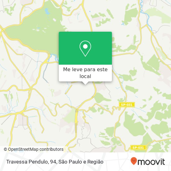 Travessa Pendulo, 94, Iguatemi São Paulo-SP mapa