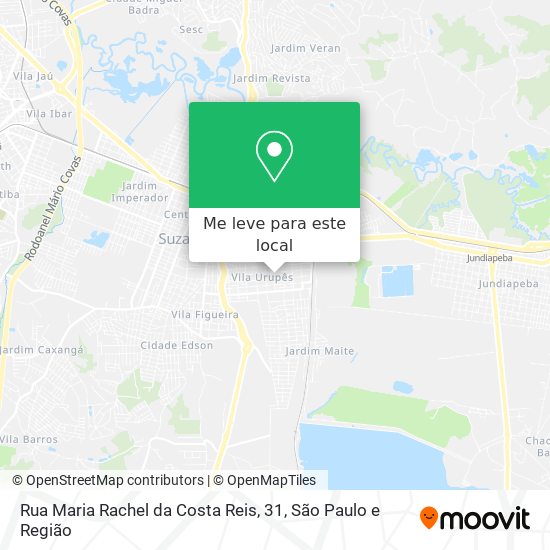 Rua Maria Rachel da Costa Reis, 31 mapa