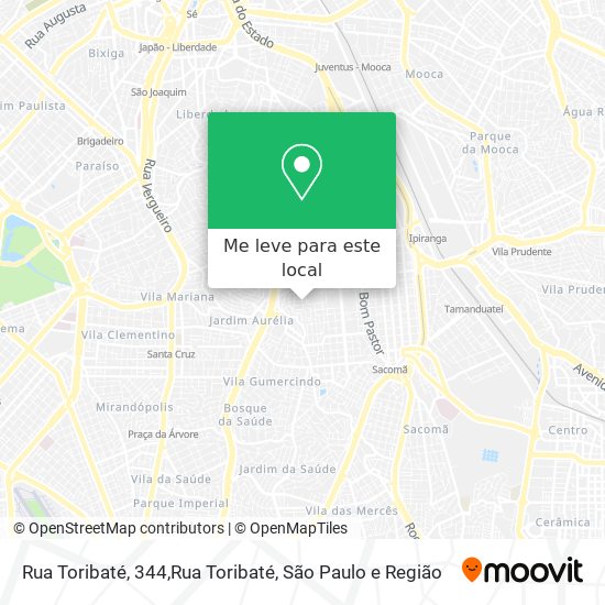 Rua Toribaté, 344,Rua Toribaté mapa