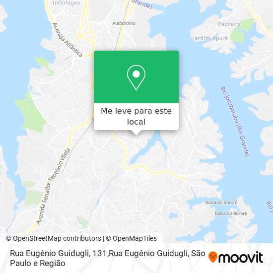 Rua Eugênio Guidugli, 131,Rua Eugênio Guidugli mapa